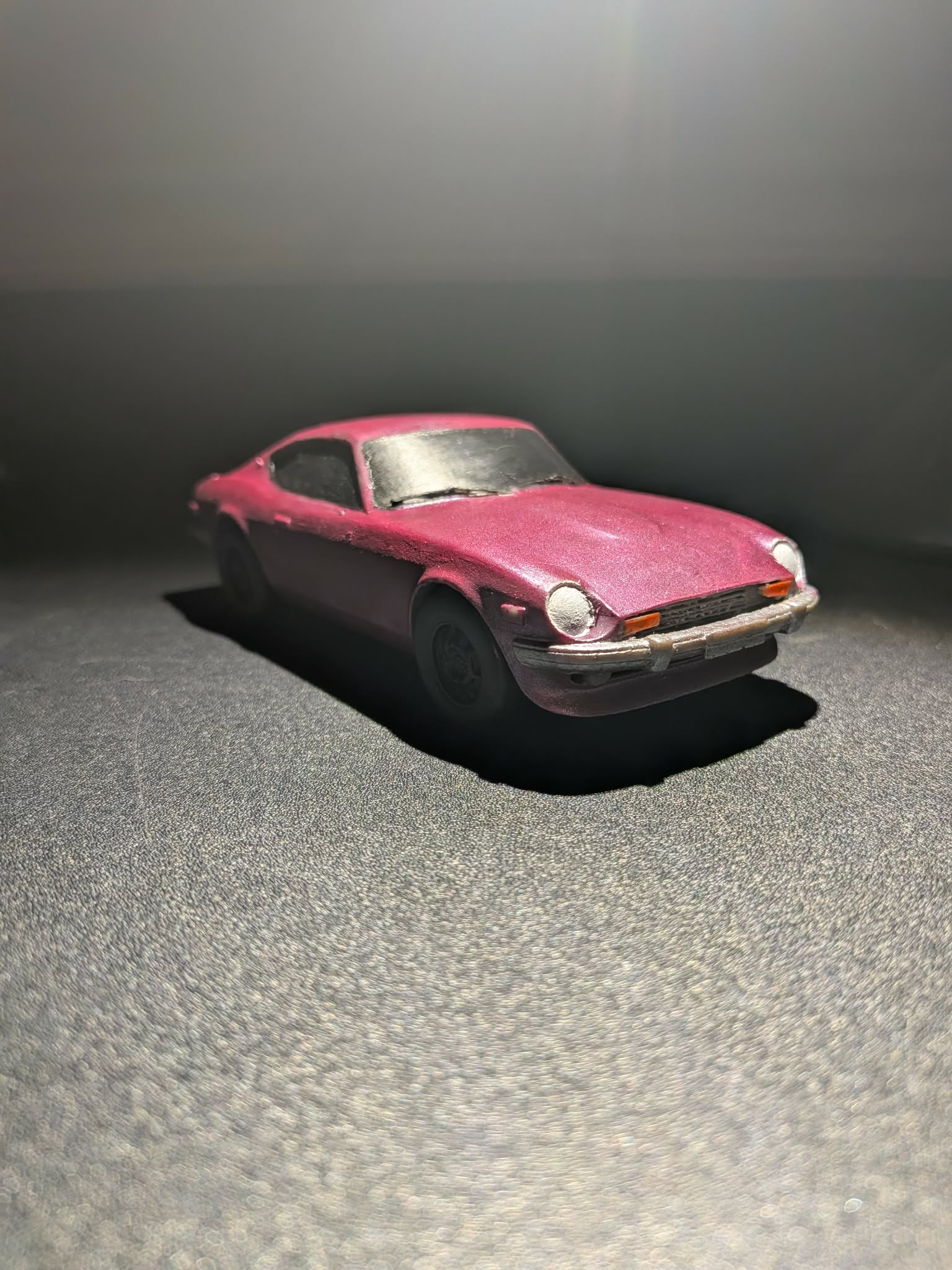 Full view painted resin car example