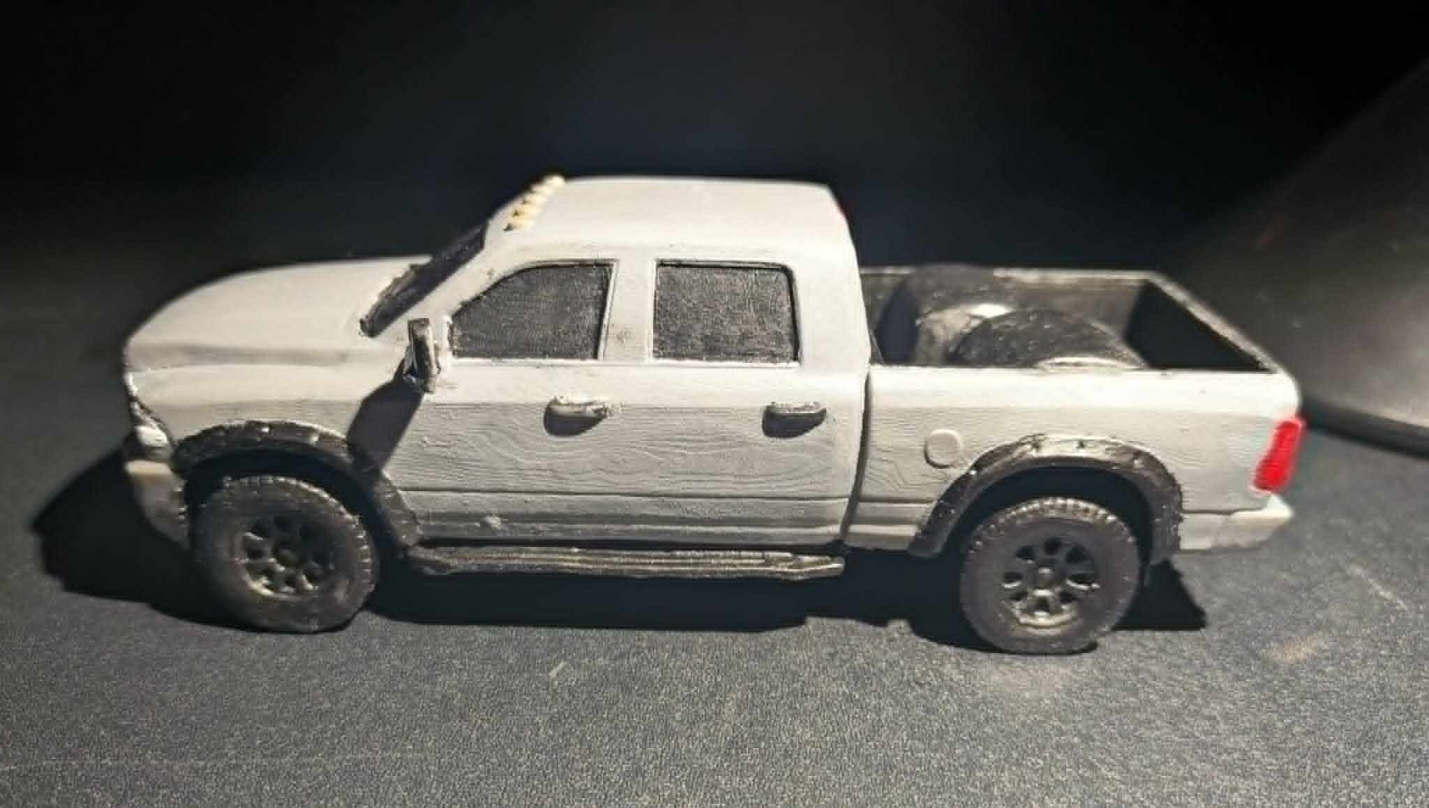 Full view painted resin car example